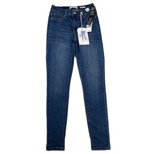 Celebrity Pink Juniors' Mid-Rise Meadow Ankle Skinny Jeans Makaha Size 3/26 NWT